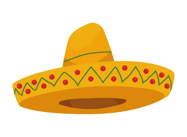 Sombrero tradicional mexicano — Vector de stock