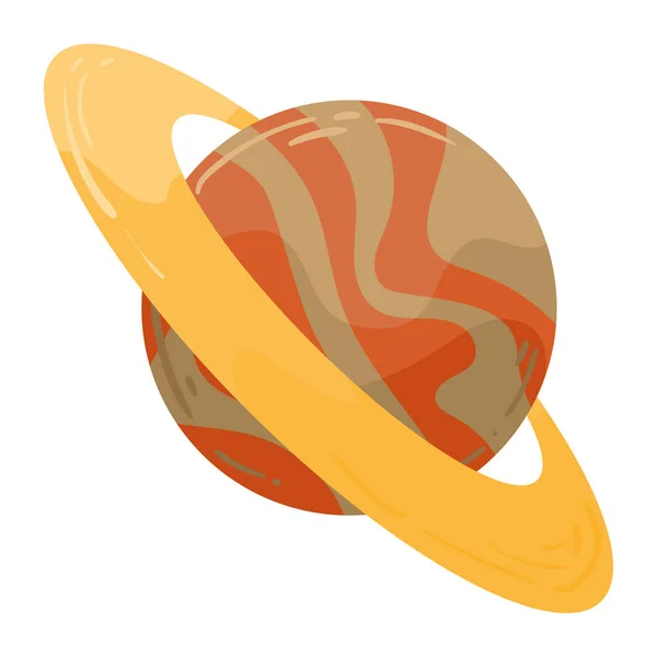 Saturno planeta espacial —  Vetores de Stock