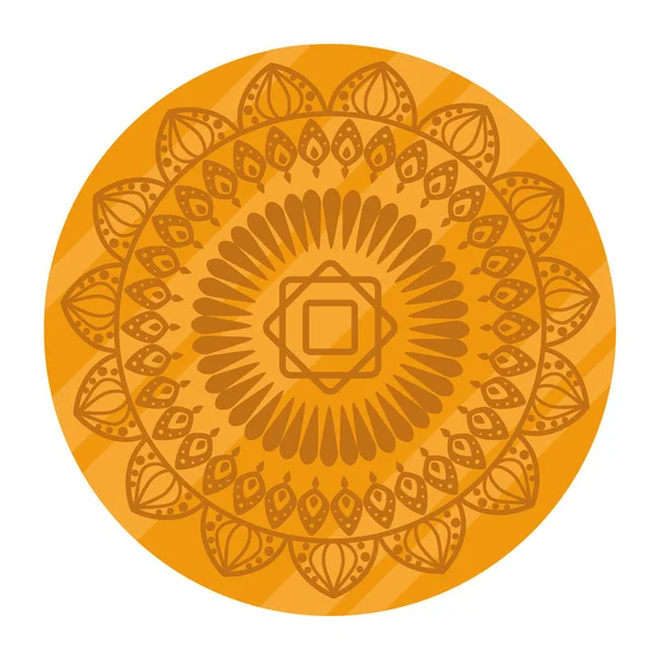 Gold-Mandala-Dekoration — Stockvektor
