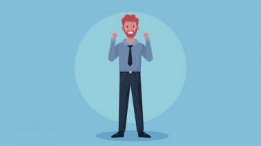 Sakallı iş adamı, soyu tükenmiş karakter canlandırması