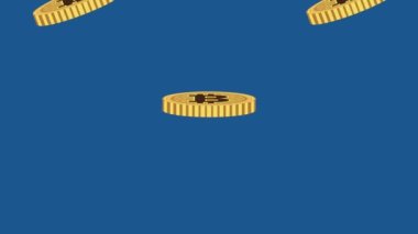 bitcoins düşme desen kripto para animasyonu