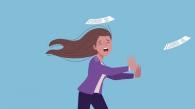 İş kadını belgelerle koştuğunu vurguladı