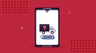 akıllı telefondan yemek servisi kamyonu