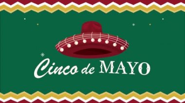 Kırmızı şapkalı cinco de mayonez harfleri.