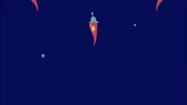 Meksika 'da kırmızı biberli kutlama partisi