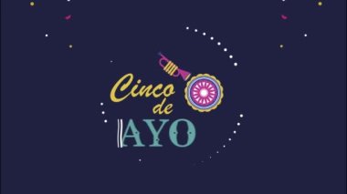 Trompetli cinco de mayonez harfleri.