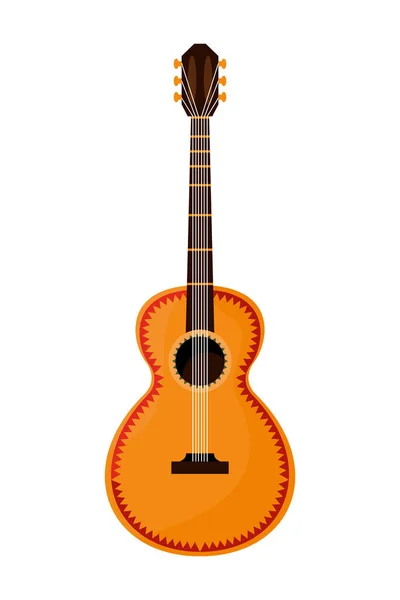 Instrumento de guitarra musical — Vetor de Stock