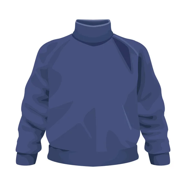 Manteau en coton sport bleu — Image vectorielle