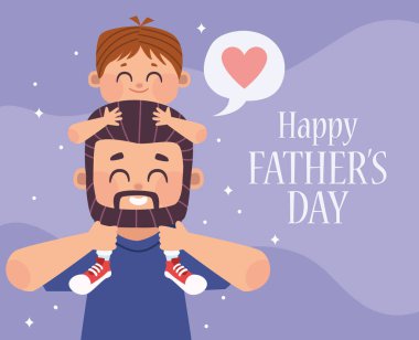 Babalar Günü kartviziti.