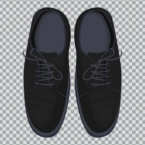 Elegante par de zapatos masculinos — Vector de stock