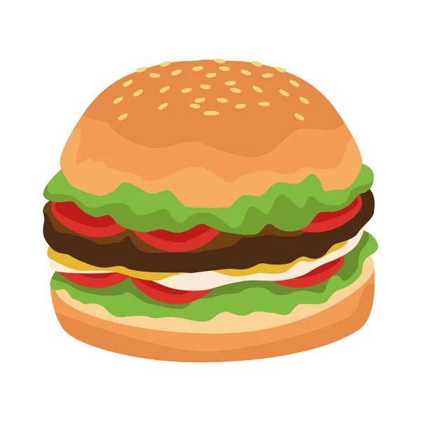 Burger gyorskaja — Stock Vector