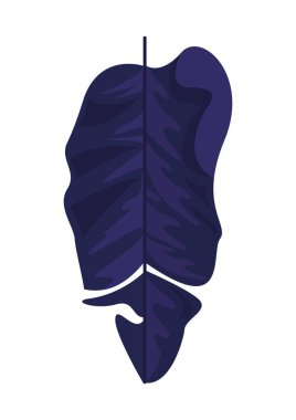 mavi tropikal yaprak