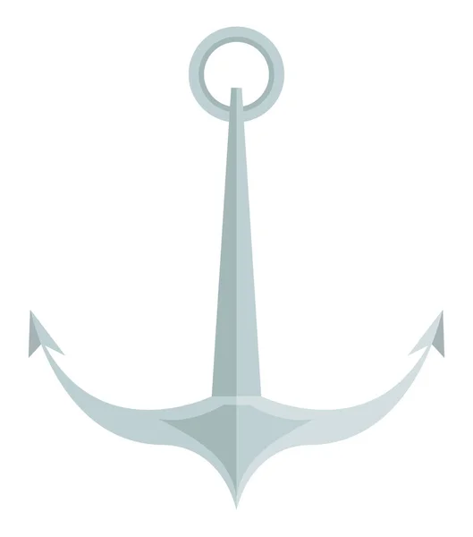 Nautical metal anchor — стоковый вектор