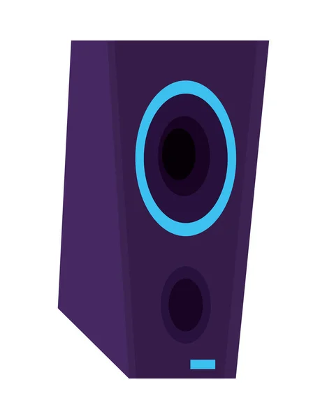 Tecnología de sonido del altavoz — Vector de stock