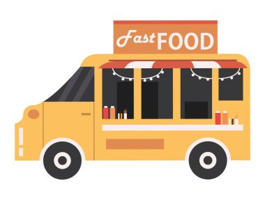 Fast food kamyonu aracı