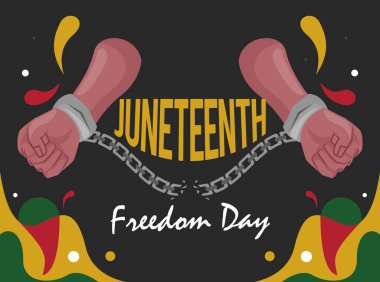 Juneteenth harfli poster