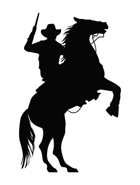 Cowboy with weapon — Vetor de Stock