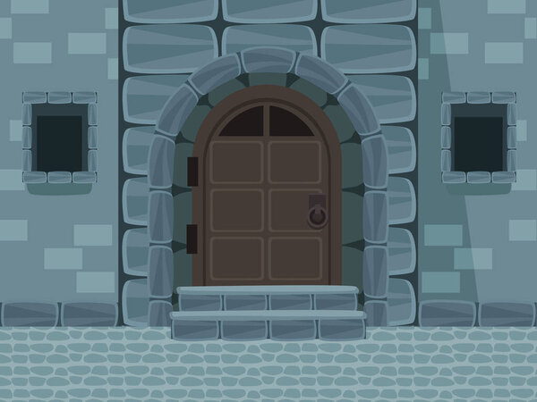 Старинная дверь замка