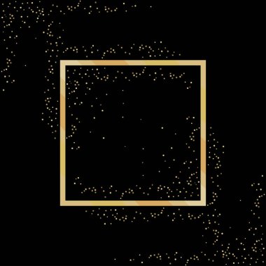 Karede altın kıvılcımlar