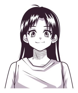 genç kadın anime tarzı