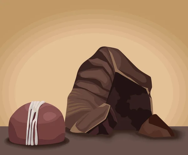 Heerlijke zoete chocolade — Stockvector