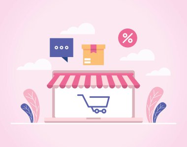 ekommerce teknolojili dizüstü bilgisayar