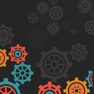 gears cogs colors