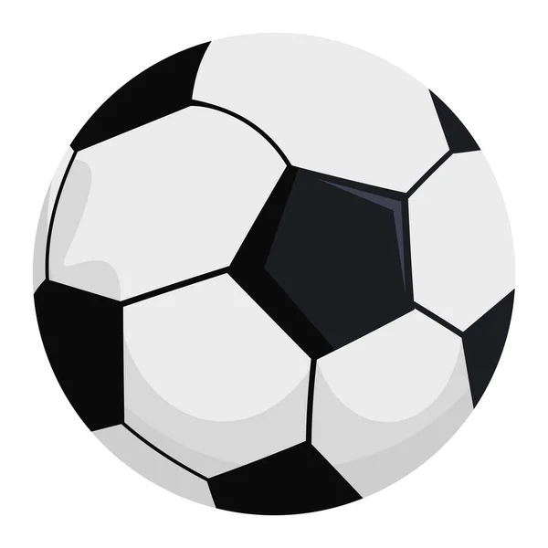Balloon soccer sport — Stock Vector