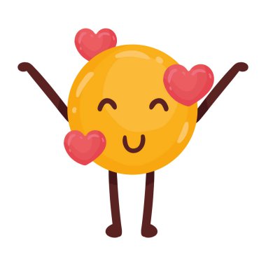 Kalpli sevimli ifade.