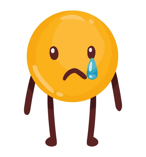 Sad classic emoji — Stockvector