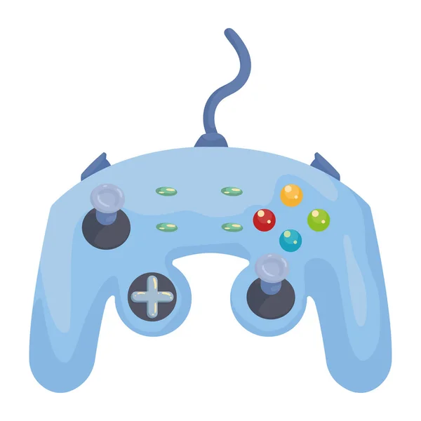 Blue modern video game control — Stock Vector