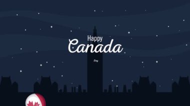 Kanada Gününüz kutlu olsun Animasyon
