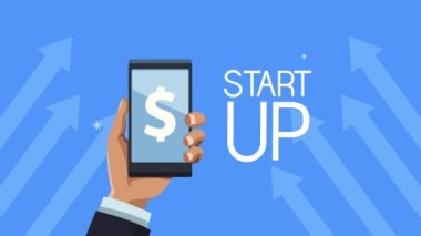 akıllı telefon animasyonu ile başlangıç harfi