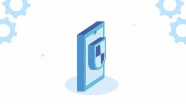 akıllı telefon koruma animasyonu