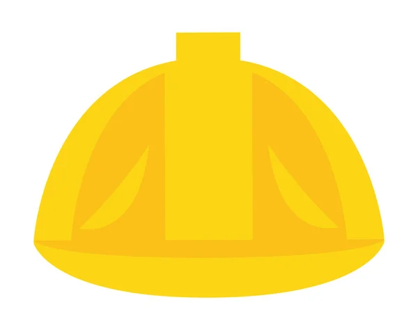 건축중인 노란색 헬멧 — 스톡 벡터