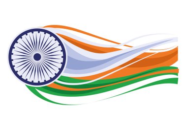 ashoka çakra ve bayrak