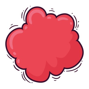 çizgi roman rengi kırmızı simge