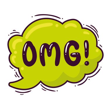 omg komik ifade sözcük simgesi