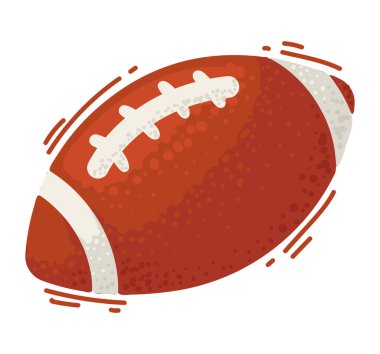 Amerikan futbol balonu spor ikonu