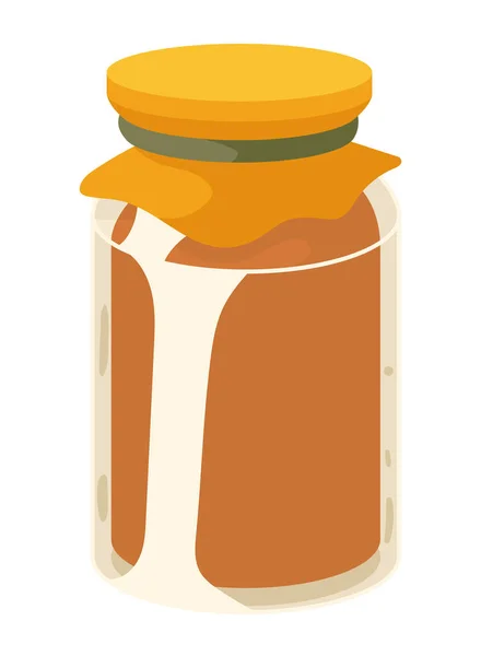 Honung Grytan Höstsäsong — Stock vektor