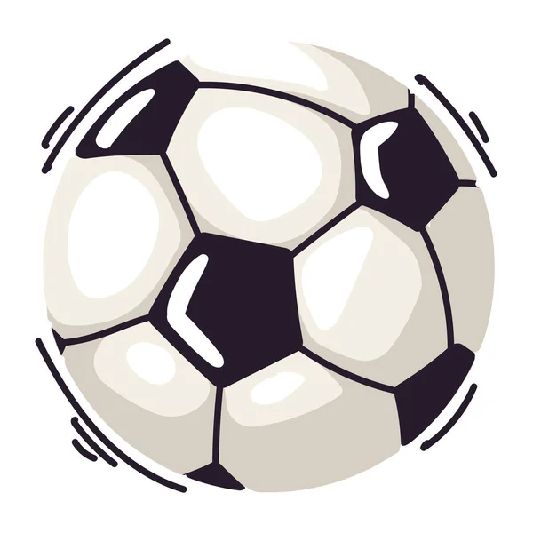 Ballon Sport Football Icône Équipement — Image vectorielle