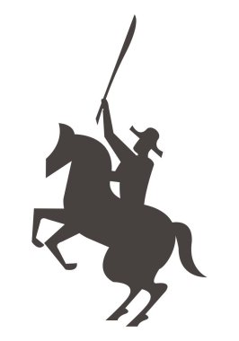 At siluetinde Brezilyalı savaşçı