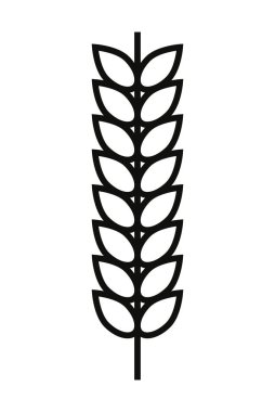 Kulak arpası doğa izole ikonu