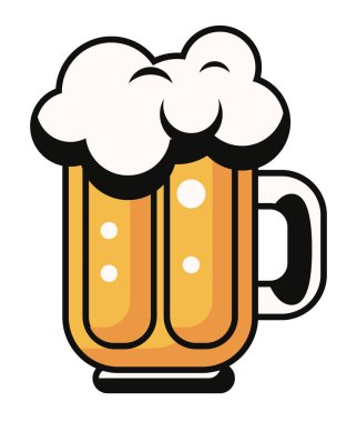 bira kavanozu içki ikonu izole