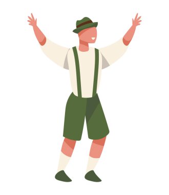 Adam Ekim Festivali 'ni kutluyor. Mutlu karakter.