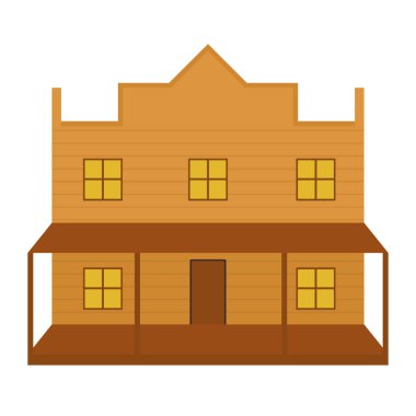 ön cephe Vahşi Batı Çubuğu izole simgesi