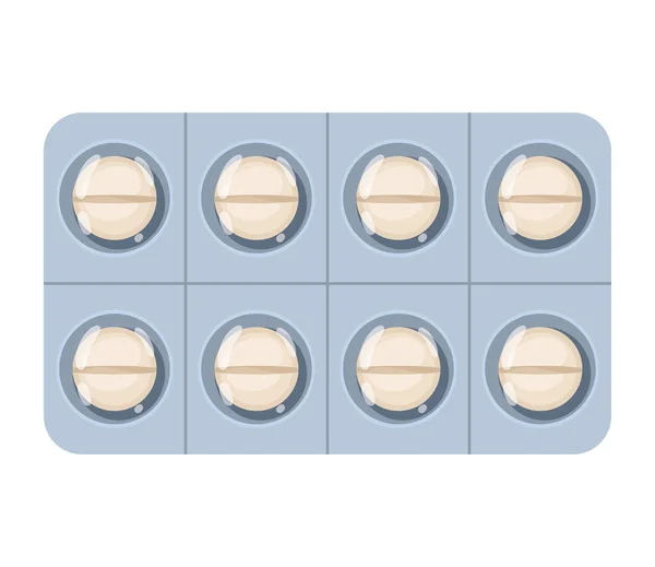 Médicament Pilules Médicaments Icône Médicale — Image vectorielle