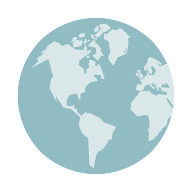 Dünya gezegeni ekoloji simgesi