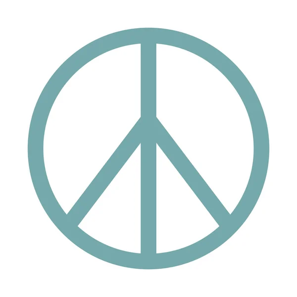 Символ Миру Емблема Ізольована Ікона — стоковий вектор