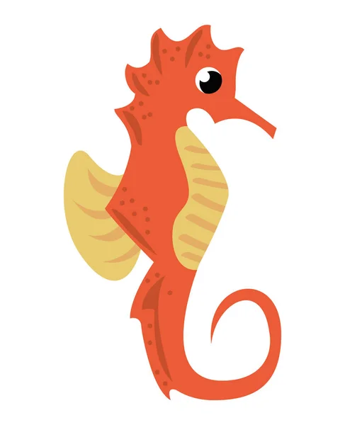 Seahorse Sealife Animal Creature Icon — ストックベクタ